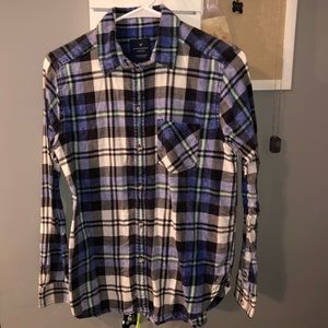 American Eagle Boyfriend Shirt/ Plaid (size S/P)